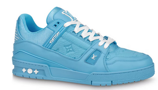 Trainer Blue Embossed Monogram