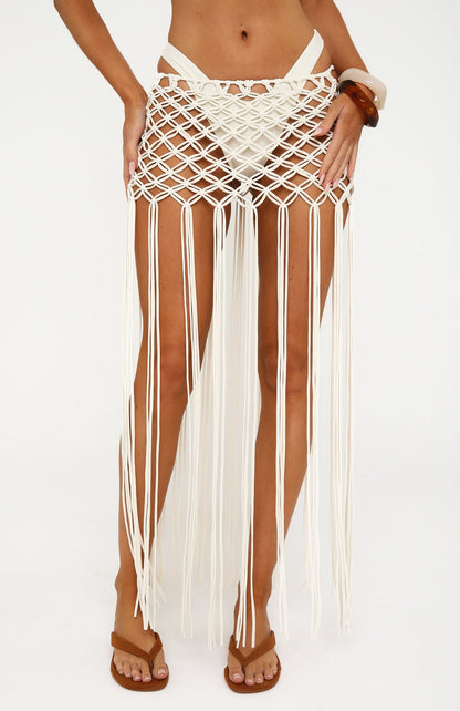 Tease And Tangle Mini Skirt Coconut