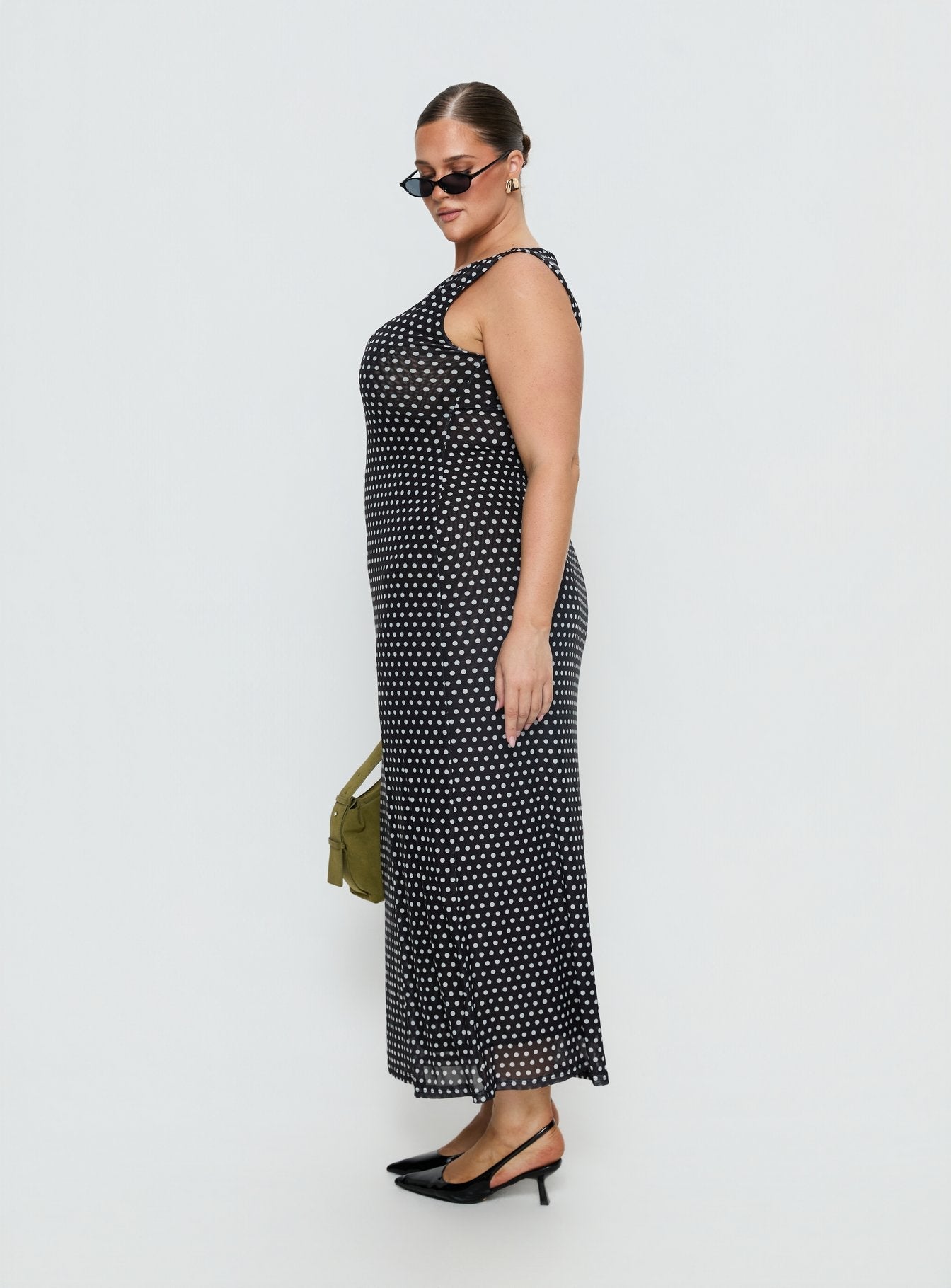 Top Of Mind Maxi Dress Black Curve