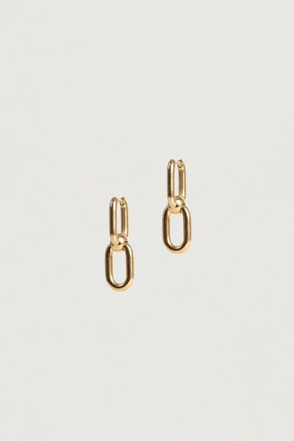 DOUBLE LINK EARRINGS
