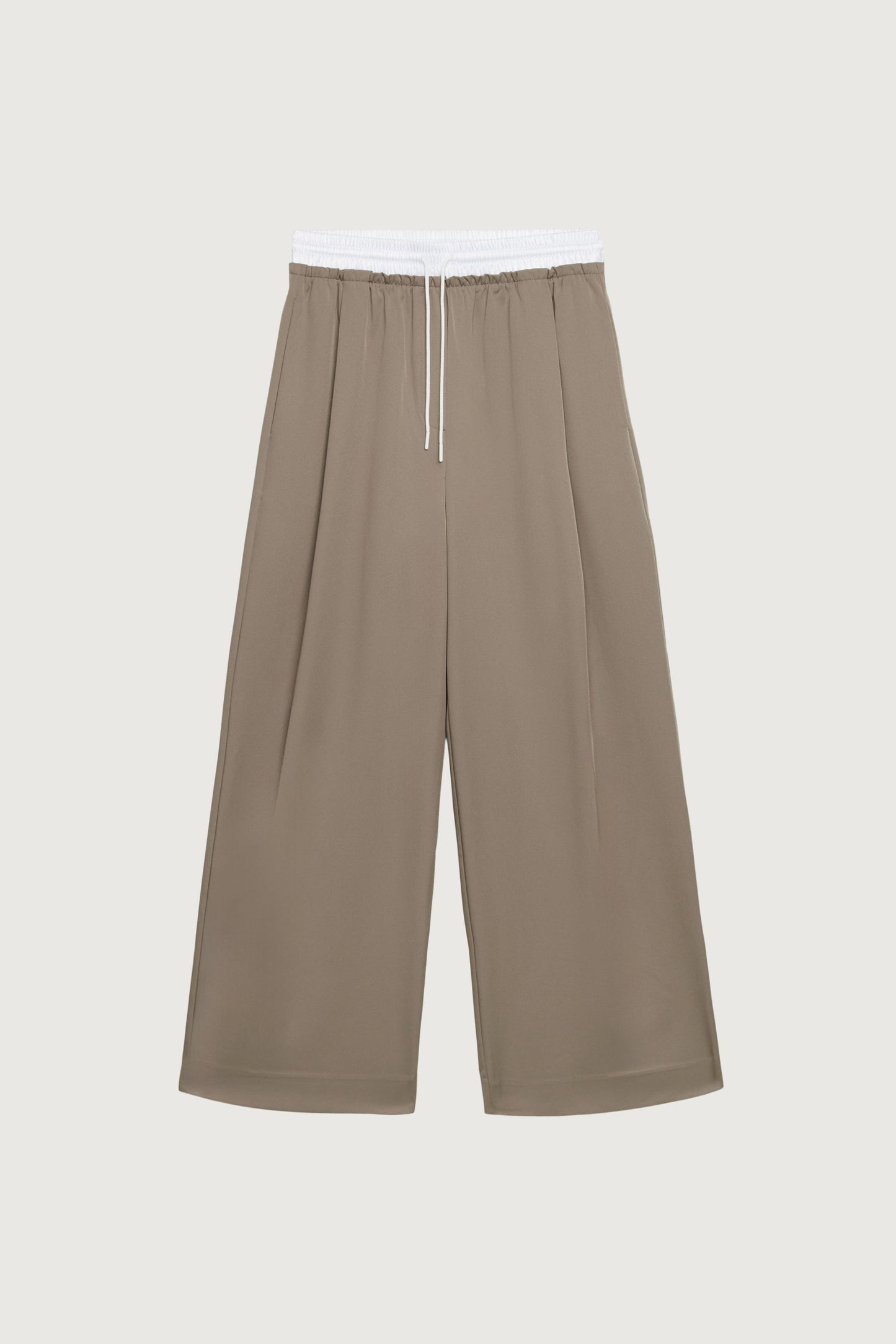 EXPOSED DRAWSTRING WAIST TROUSER