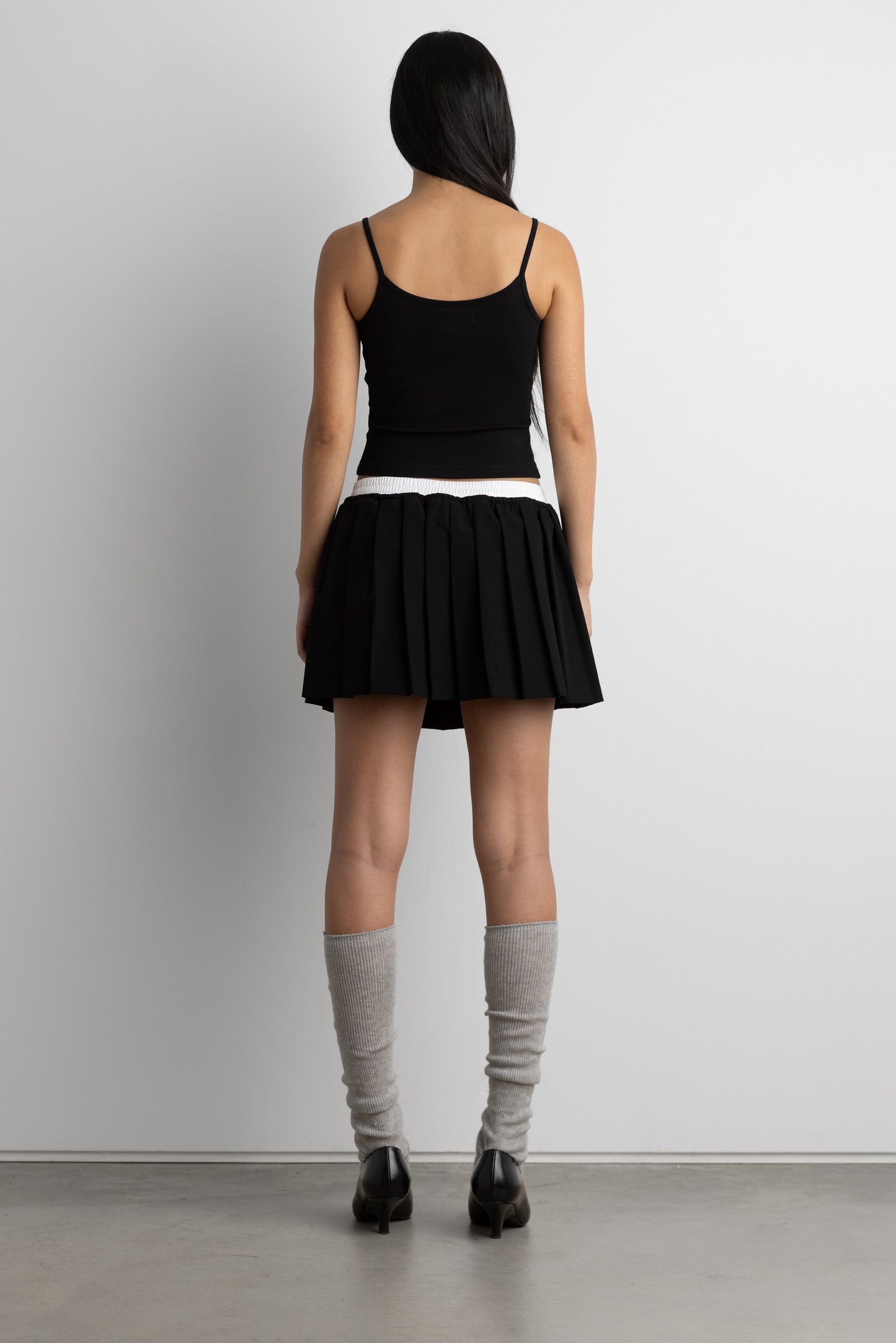 EXPOSED WAIST MINI SKORT