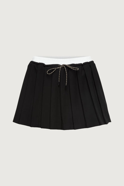 EXPOSED WAIST MINI SKORT