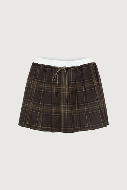 EXPOSED WAIST MINI SKORT