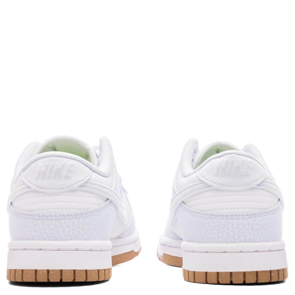 Women's Dunk Low Premium Next Nature - White/Football Grey/Gum Light Brown