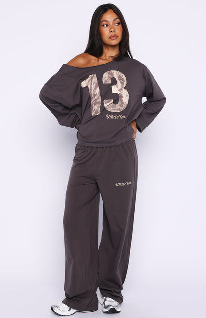 All A Dream Track Pants Charcoal