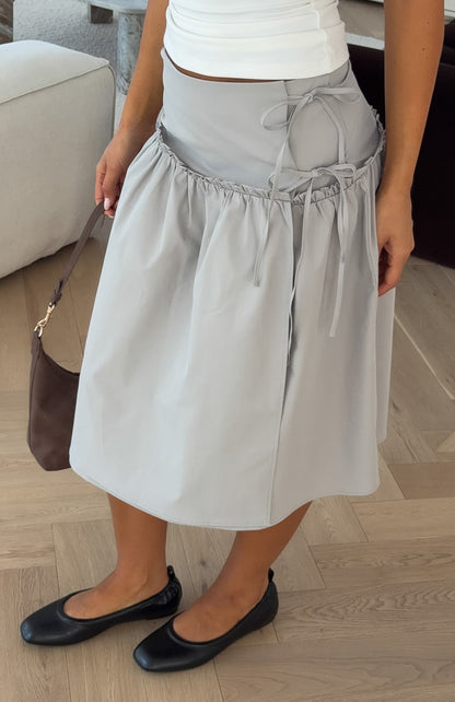 Sweet Chaos Midi Skirt Dove